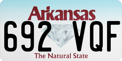 AR license plate 692VQF