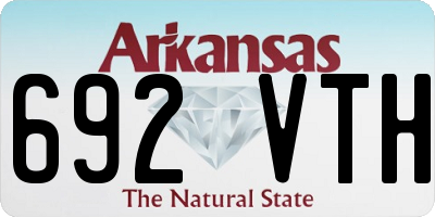 AR license plate 692VTH