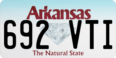 AR license plate 692VTI