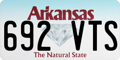 AR license plate 692VTS