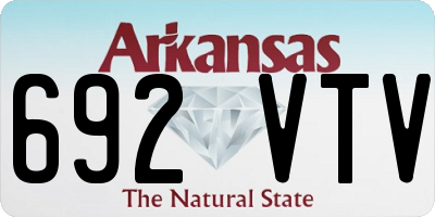 AR license plate 692VTV