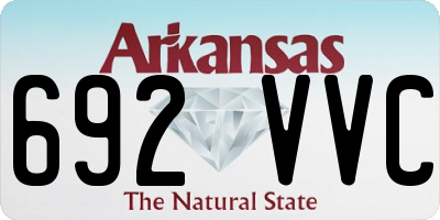 AR license plate 692VVC