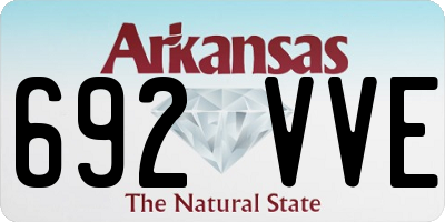 AR license plate 692VVE