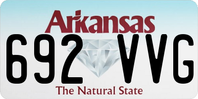 AR license plate 692VVG