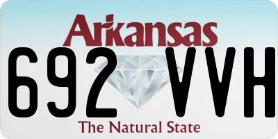 AR license plate 692VVH