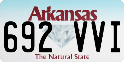 AR license plate 692VVI