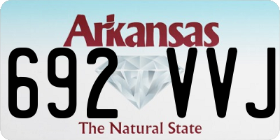 AR license plate 692VVJ