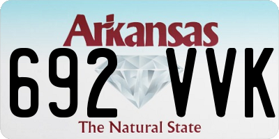 AR license plate 692VVK