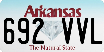 AR license plate 692VVL