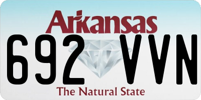 AR license plate 692VVN