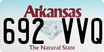 AR license plate 692VVQ
