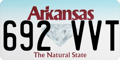 AR license plate 692VVT