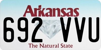 AR license plate 692VVU