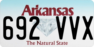 AR license plate 692VVX