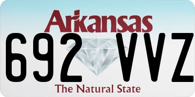 AR license plate 692VVZ