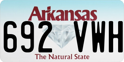 AR license plate 692VWH