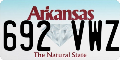 AR license plate 692VWZ