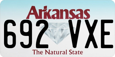 AR license plate 692VXE