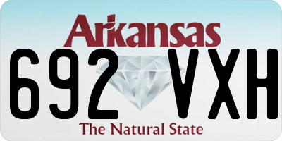 AR license plate 692VXH