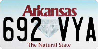 AR license plate 692VYA
