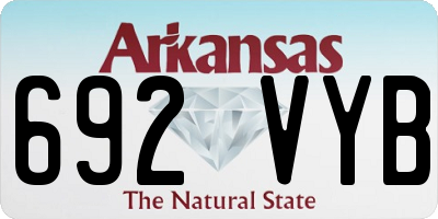 AR license plate 692VYB