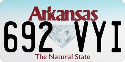 AR license plate 692VYI