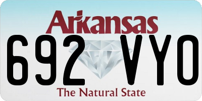 AR license plate 692VYO