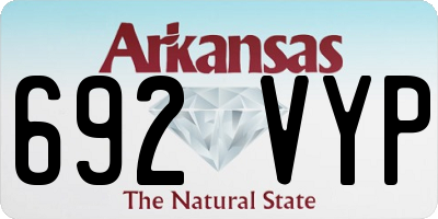 AR license plate 692VYP