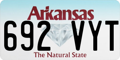 AR license plate 692VYT