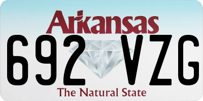 AR license plate 692VZG