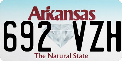 AR license plate 692VZH