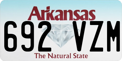 AR license plate 692VZM