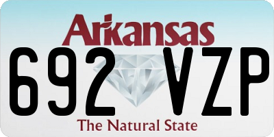 AR license plate 692VZP
