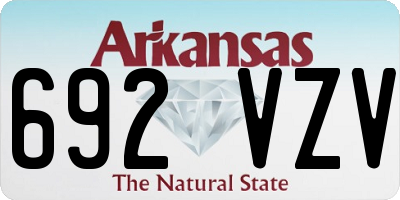 AR license plate 692VZV