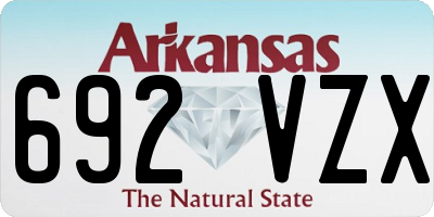 AR license plate 692VZX