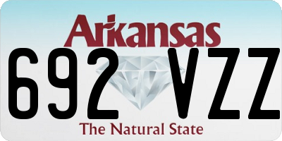 AR license plate 692VZZ
