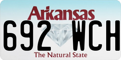 AR license plate 692WCH