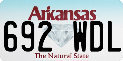 AR license plate 692WDL