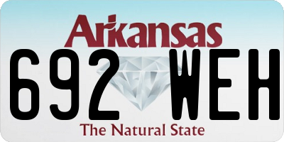 AR license plate 692WEH