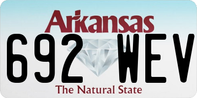 AR license plate 692WEV