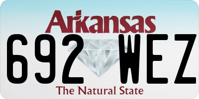 AR license plate 692WEZ