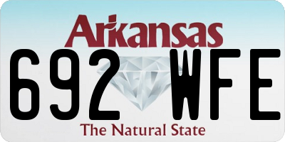 AR license plate 692WFE