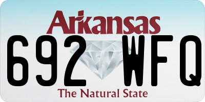 AR license plate 692WFQ