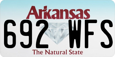 AR license plate 692WFS