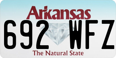 AR license plate 692WFZ
