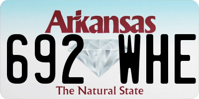 AR license plate 692WHE