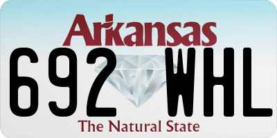 AR license plate 692WHL