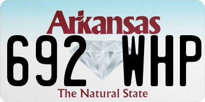 AR license plate 692WHP