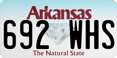 AR license plate 692WHS