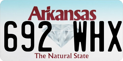 AR license plate 692WHX